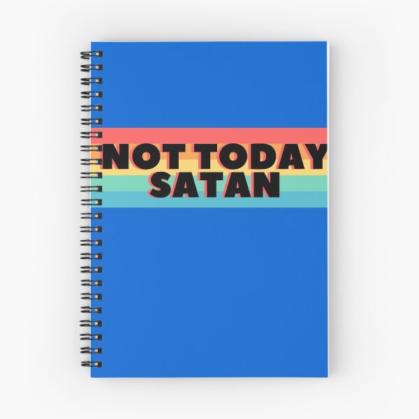 Item preview, Not Today Satan - Rainbow designed and sold by piastrelli.