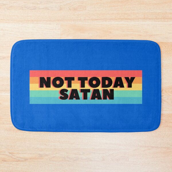 Item preview, Not Today Satan - Rainbow designed and sold by piastrelli.