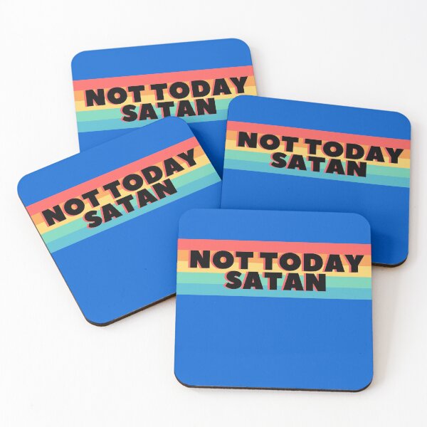 Item preview, Not Today Satan - Rainbow designed and sold by piastrelli.
