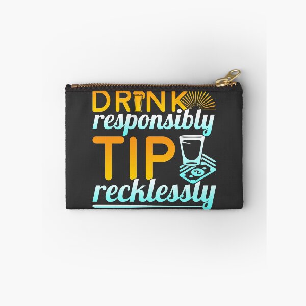 Item preview, Drink Responsibly Bartender Barmaid Cocktail designed and sold by DamnGoodDesign.