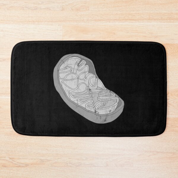 Item preview, Distressed Mitochondria - B&W Graphic - Membrane designed and sold by DeWinnes.