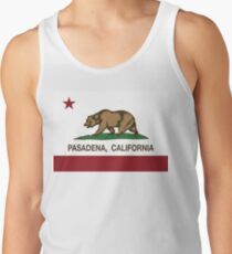 Pasadena California Republic Flag Men's Tank Top