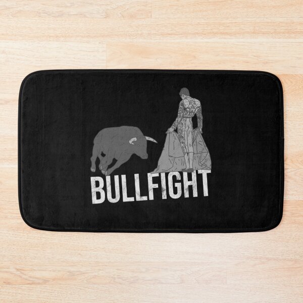 Item preview, Distressed Bullfighting - B&W Bullfight Text - Matador Bull designed and sold by DeWinnes.