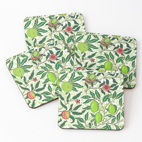 Item preview, William Morris Exotic Fruit in Lime Green  designed and sold by Marymarice.