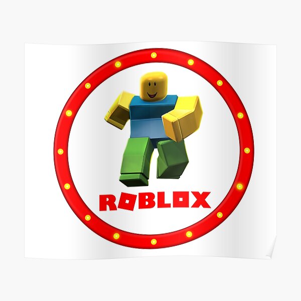 Roblox Noob Posters Redbubble - roblox noob t poze poster by avemathrone