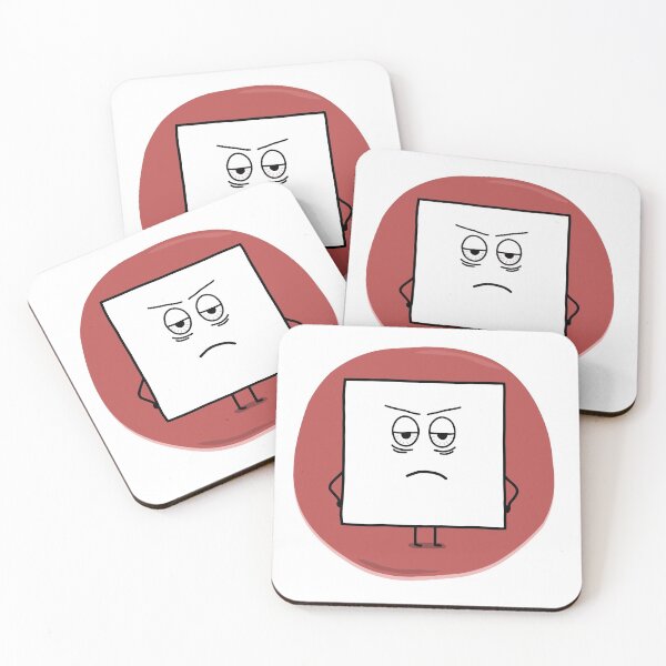 Item preview, Tired & Cranky - The Square Squad designed and sold by Miranda Reece.