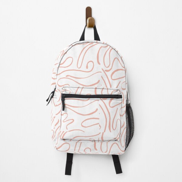 Item preview, White and pink random lines pattern gift design designed and sold by Michael Schmidt.
