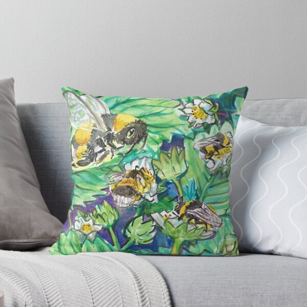 Item preview, Pollinating Bumbles designed and sold by NatRowland Art.