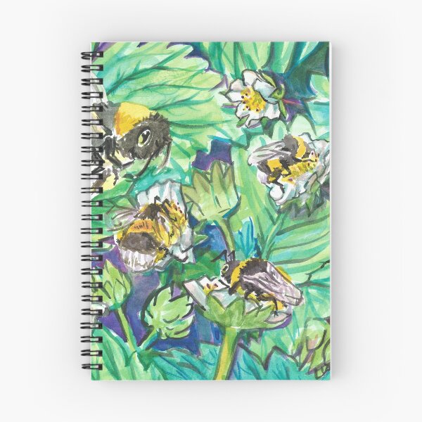 Item preview, Pollinating Bumbles designed and sold by NatRowland Art.