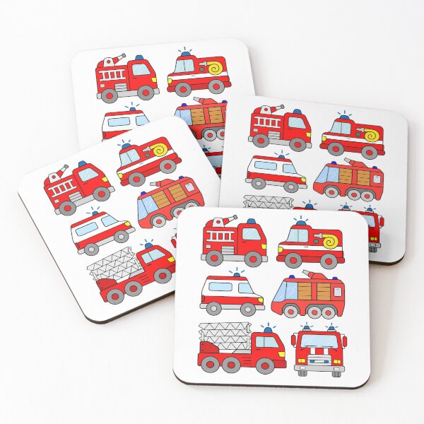 Item preview, Firetruck Firefighter Vehicle Ambulance designed and sold by samshirts.