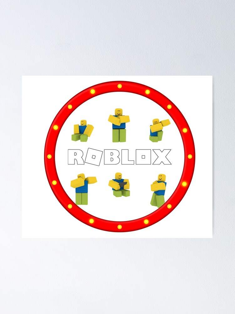 Roblox Ring Logo Poster By Nice Tees Redbubble - roblox circle logo roblox