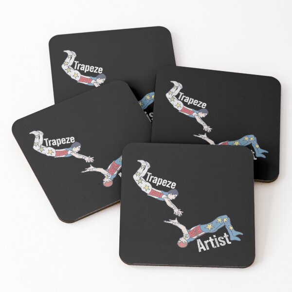 Item preview, Distressed Trapeze Artist - Flying Acrobat Text - Circus designed and sold by DeWinnes.