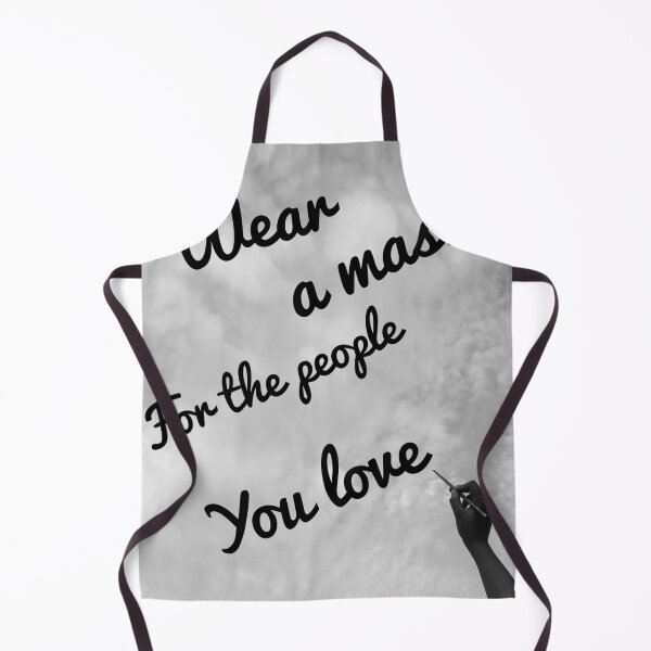 Item preview, Wear a mask for the people you love -written on the sky designed and sold by FCEalin.