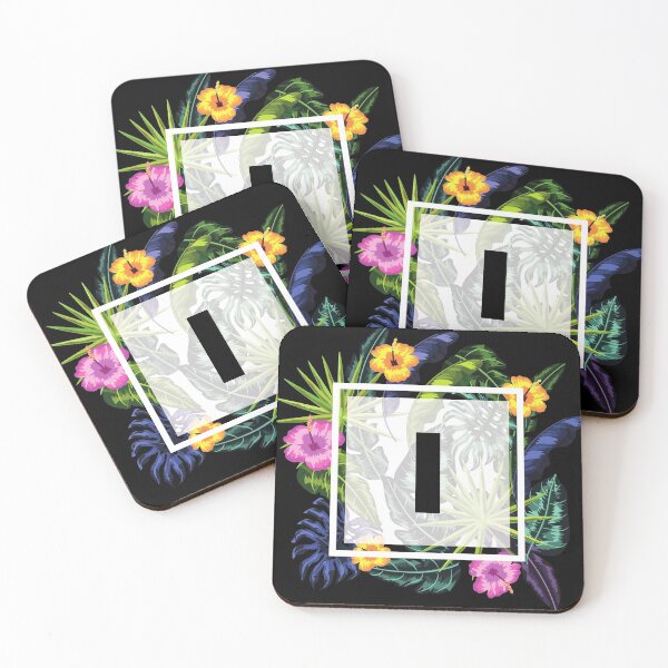 Item preview, Floral Tropical Letter I designed and sold by LamV.