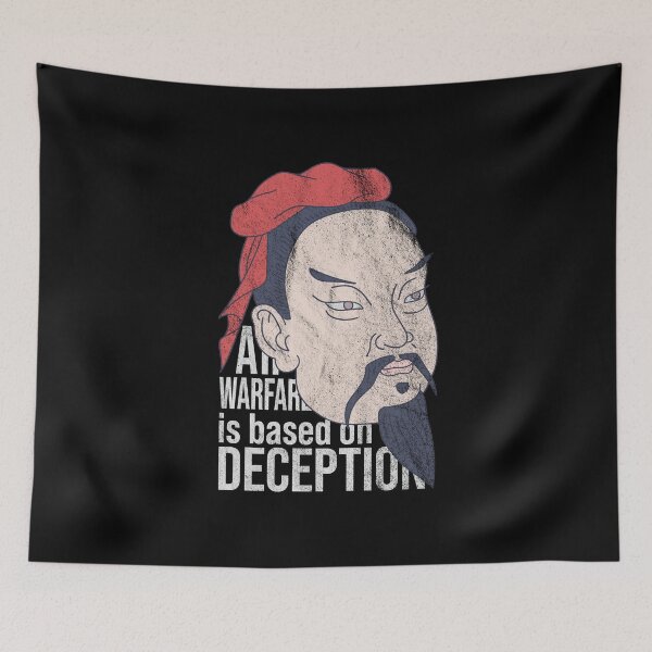 Item preview, Distressed Sun Tzu - Chinese Author Quote - Han Dynasty designed and sold by DeWinnes.