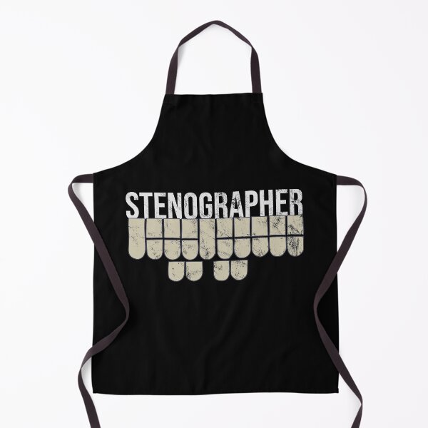 Item preview, Distressed Stenographer - Stenotype Keyboard Text - Justice designed and sold by DeWinnes.