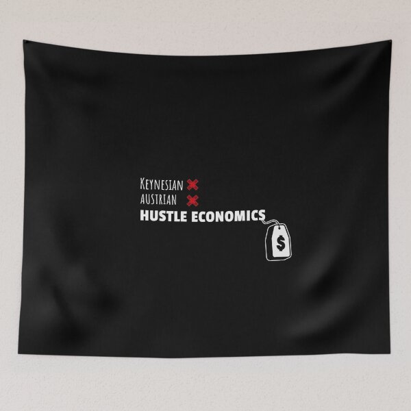 Item preview, WHT TXT HUSTLE ECONOMICS designed and sold by CLRDMoney.