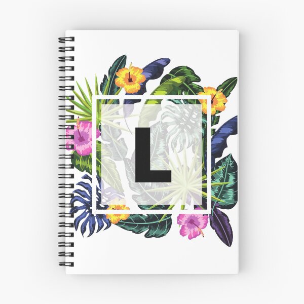 Item preview, Floral Tropical Letter L designed and sold by LamV.