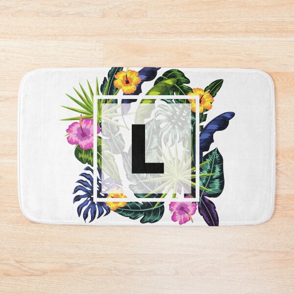 Item preview, Floral Tropical Letter L designed and sold by LamV.