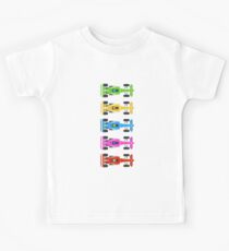 Five Race Cars Kids Tee