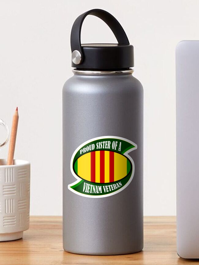 Thumbnail 1 of 3, Sticker, Proud Sister of a Vietnam Veteran designed and sold by MilitaryVetShop.