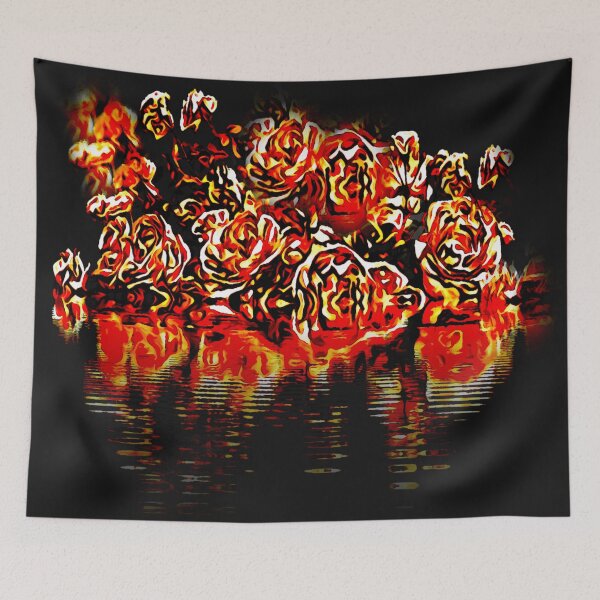 Item preview, pastel floral folk art motif  designed and sold by Ralek.