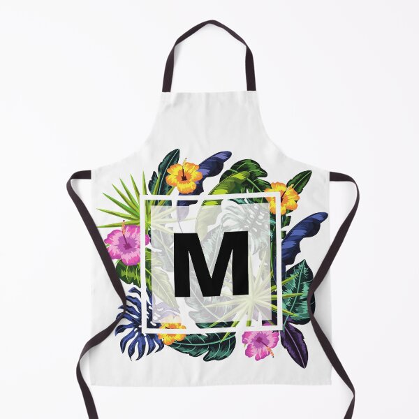 Item preview, Floral Tropical Letter M designed and sold by LamV.