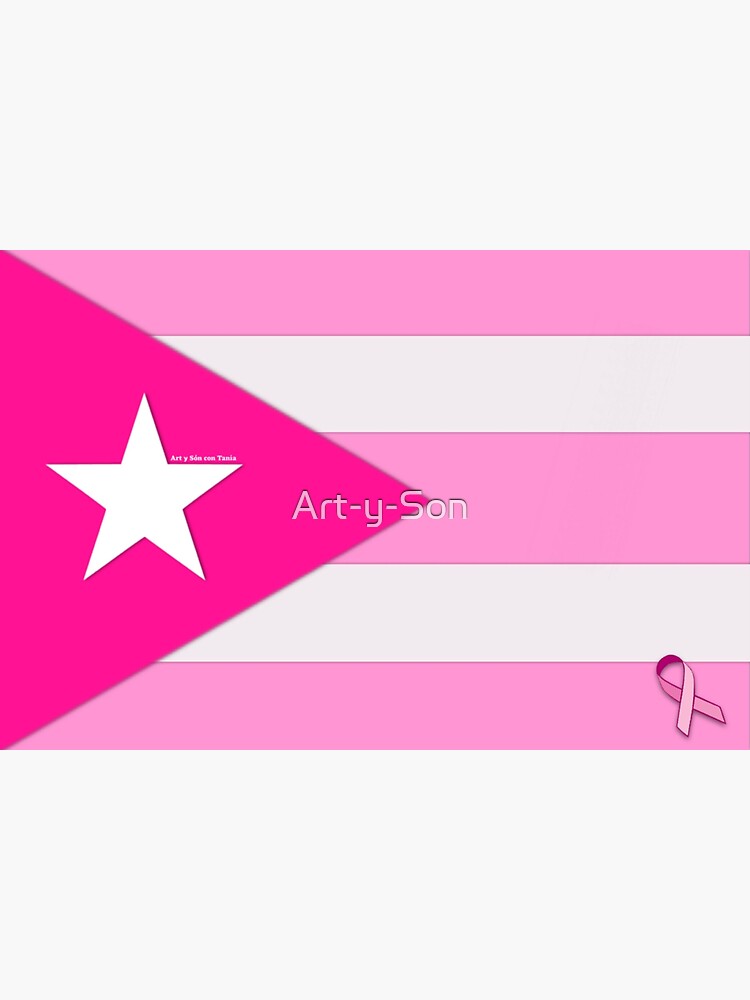 "Pink Puerto Rico Flag" Sticker for Sale by ArtySon Redbubble