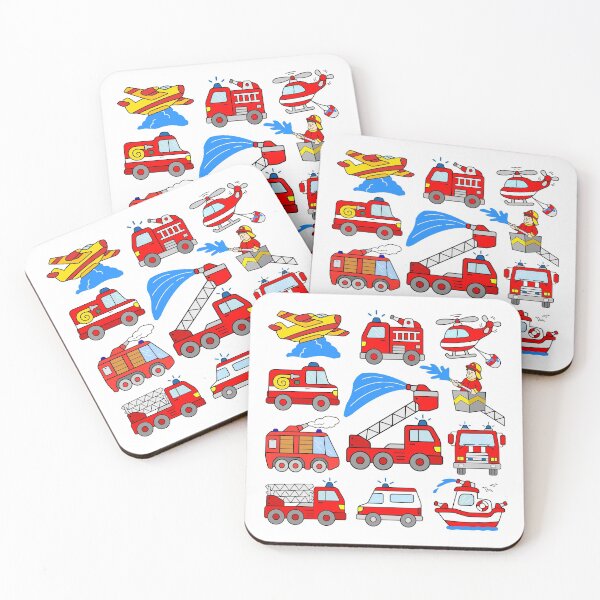 Item preview, Firetrucks Fire Engines Firefighter Trucks for Kids designed and sold by samshirts.