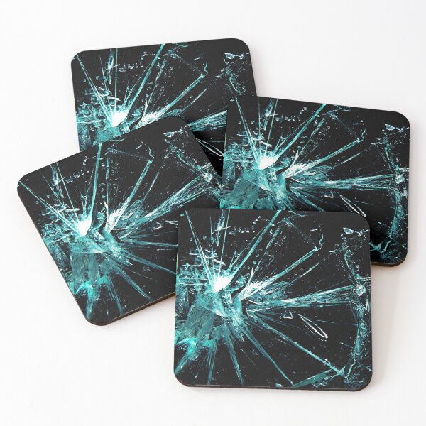 Item preview, broken glass on a black background designed and sold by photo123pro.