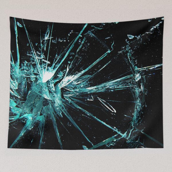 Item preview, broken glass on a black background designed and sold by photo123pro.