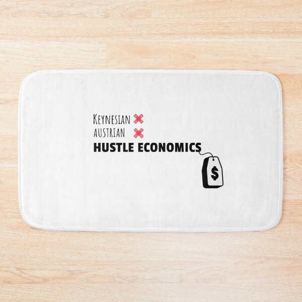 Item preview, BLK TXT HUSTLE ECONOMICS designed and sold by CLRDMoney.