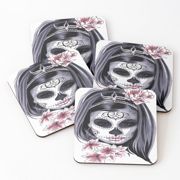 Item preview, day of the dead Skull (dia de los muertos calavera) designed and sold by Red Canvas.