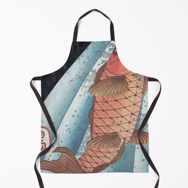 Item preview, Red Carp Ascending a Waterfall designed and sold by citimonster.
