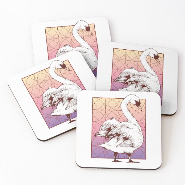 Item preview, Geometric Swan designed and sold by Scottees.