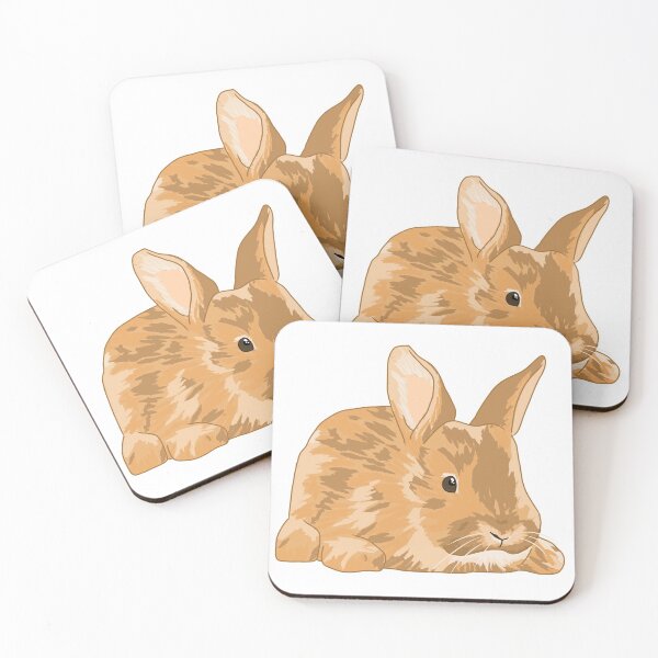Item preview, Cute Bunny light brown designed and sold by RoyaleBlue.