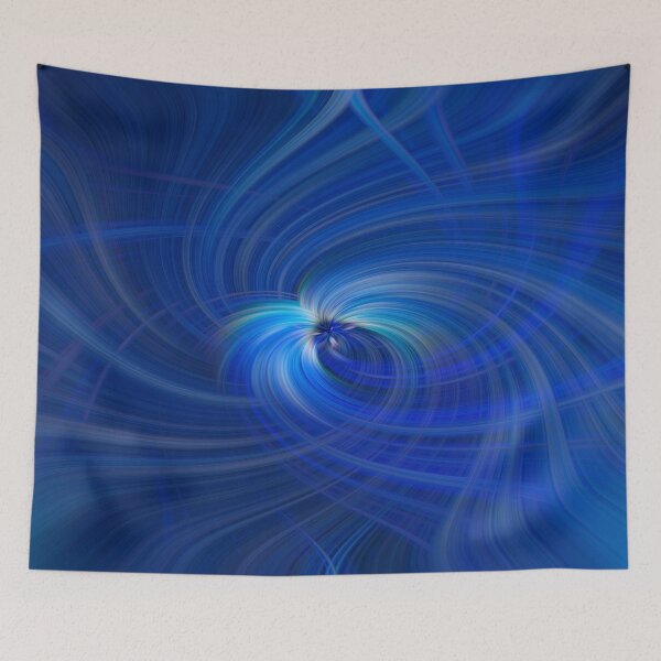 Item preview, Blue Curves designed and sold by HazyAppleArt.