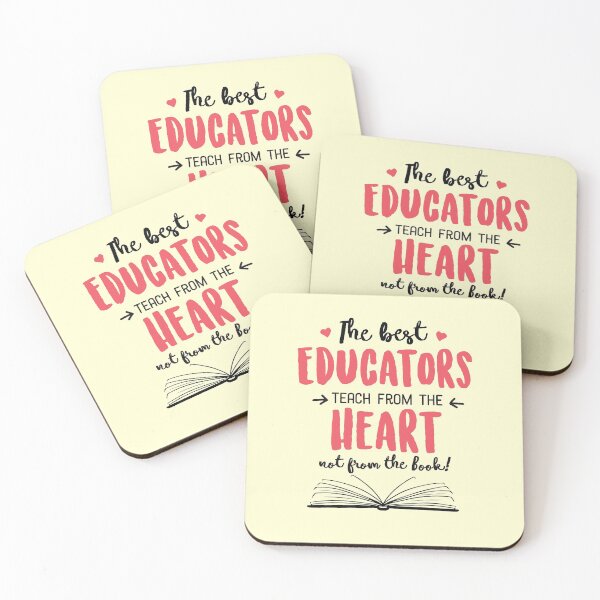 Item preview, The best Educators teach from the Heart Quote designed and sold by betternotes.