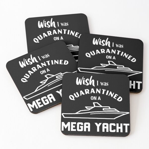 Item preview, Wish I Was Quarantined on a Mega Yacht designed and sold by beachchic.