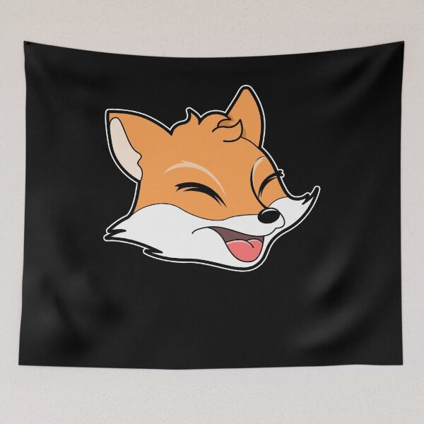 Item preview, Fox fox head cute cartoon designed and sold by Imutobi.