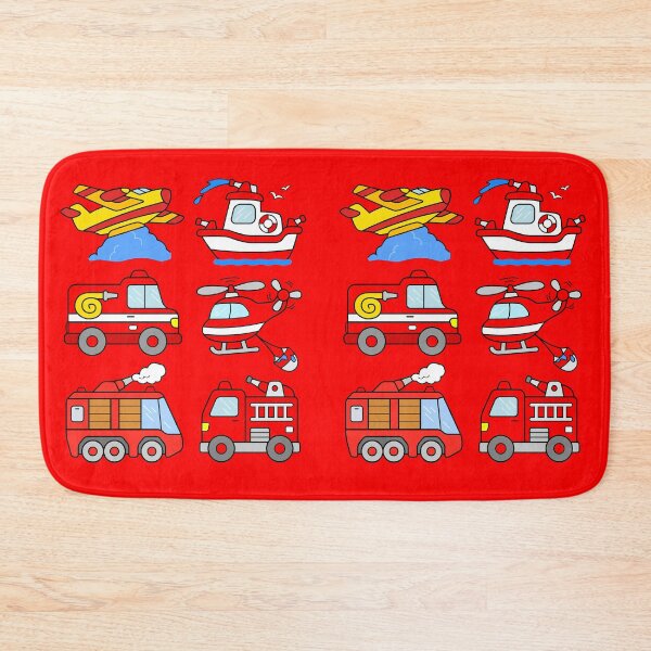 Item preview, Firetruck Firefighter Boat Plane Helicopter designed and sold by samshirts.