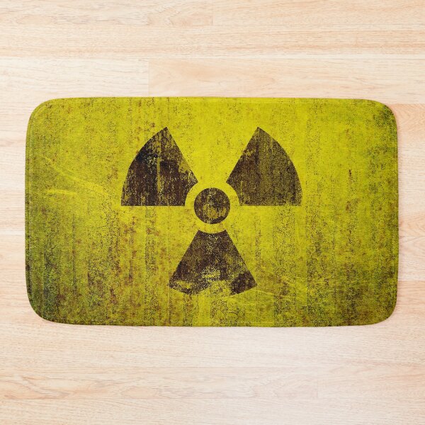 Item preview, Rusted Radioactive Symbol designed and sold by staticnoise.