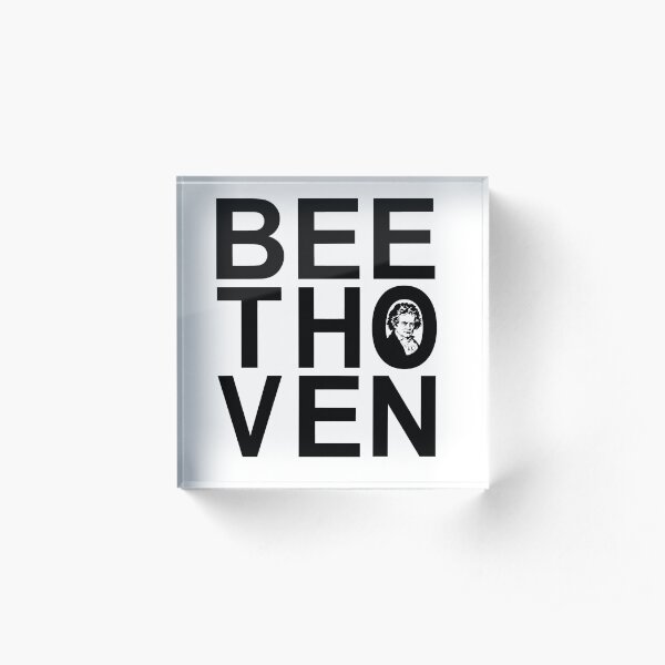 Beethoven Acrylblock