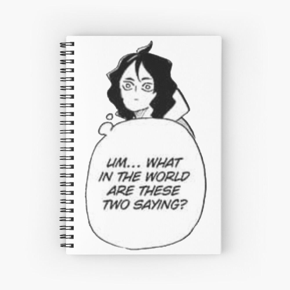 Tenma Haikyuu Timeskip Manga Cap Spiral Notebook By Joojlia Redbubble