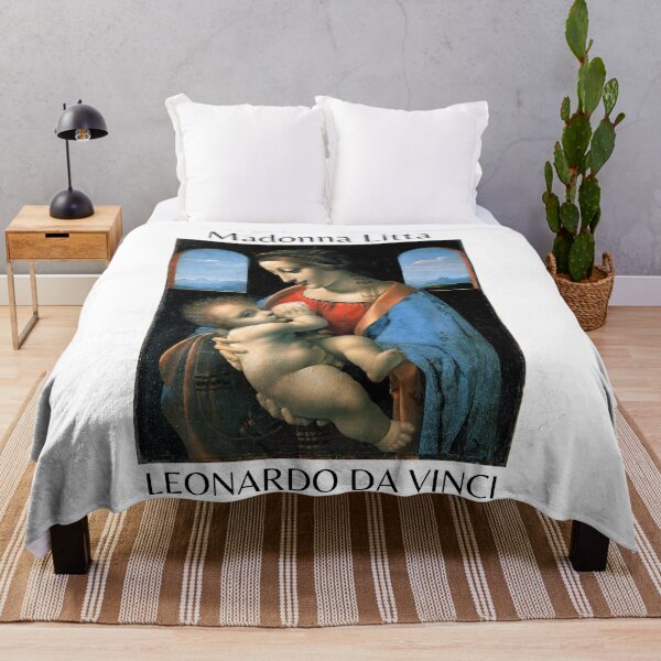 Item preview, Leonardo da Vinci Madonna Litta Italian Painting Art designed and sold by HighSociety00.