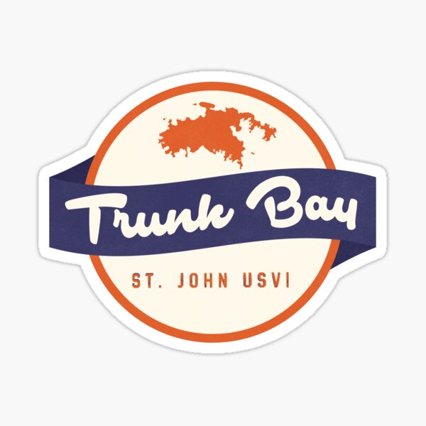 TRUNK BAY ST JOHN USVI Decal Sticker 