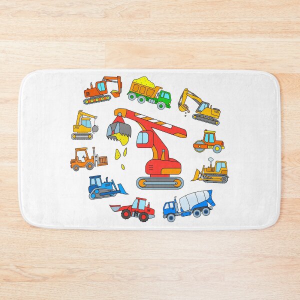 Item preview, Construction Truck Digger Excavator Bulldozer Forklift Dump Truck designed and sold by samshirts.