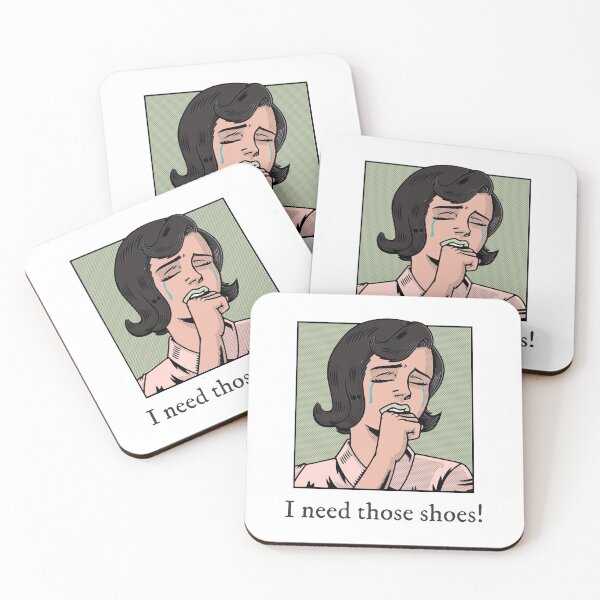 Item preview, I Need Those Shoes | Woman Vintage Design | Crying | Shopping designed and sold by Ainbowz-Artwork.