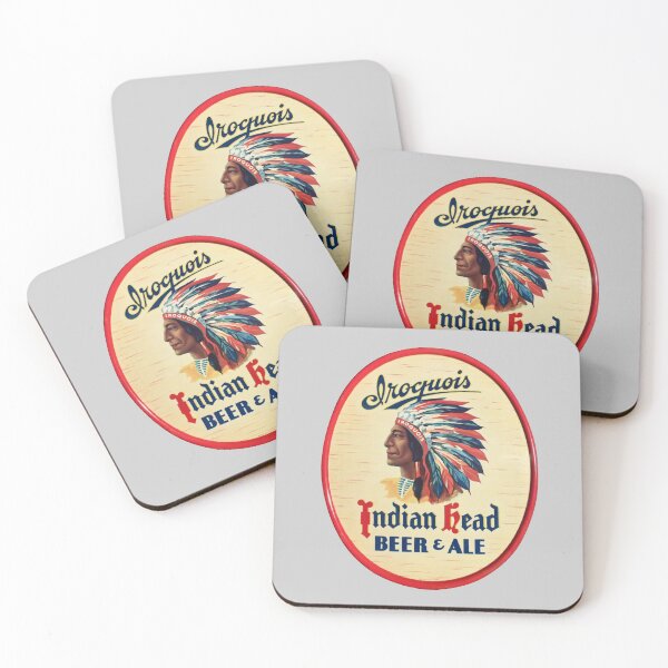 Artikelvorschau, Irokesen Indian Head Beer & Ale Design entworfen und verkauft von pineapplepink.