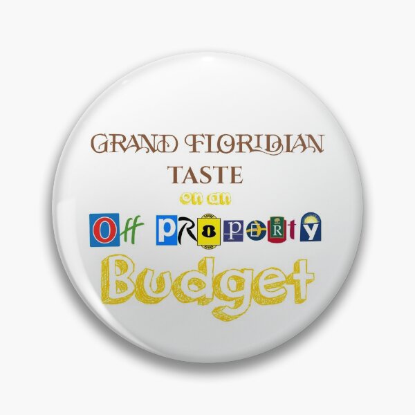 Item preview, Grand Floridian Taste on an Off Property Budget designed and sold by Some Imagination Designs.